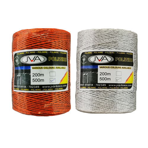 Electric Fence Poliwire / Poly Wire, 2.5mm diameter, 500m roll