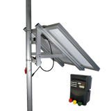 JVA MB8 Mains/Battery Electric Fence IP Energizer + 100W Solar Kit - JVA Technologies - Electric Fencing - Agricultural Fencing - Equine Fencing - Security Fencing