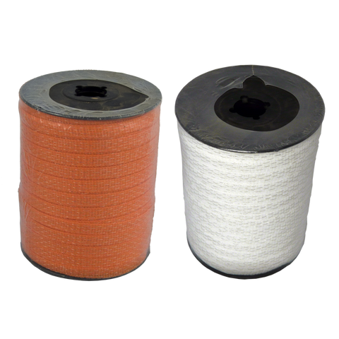 12mm 200m Poly tape White or Orange