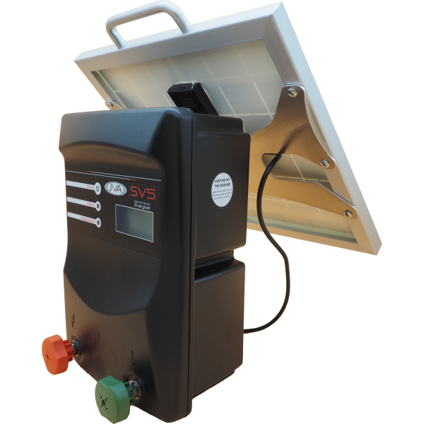 JVA SV5Li Solar Electric Fence Energiser - 0.75 Joule, 5 km