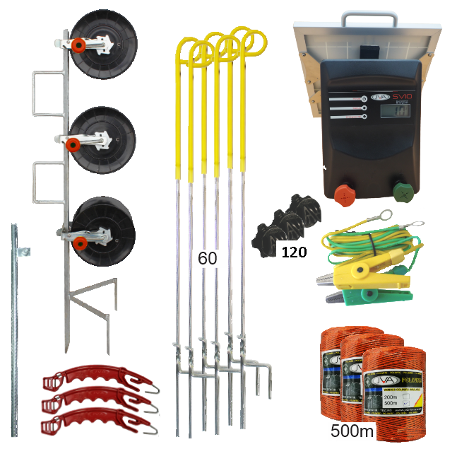 SV10Li Solar Strip Grazing Kits