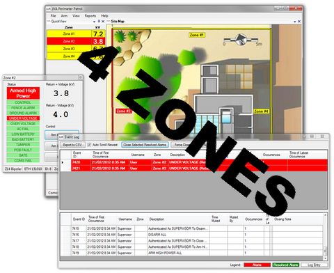 JVA Perimeter Patrol Pro - 4 zones - JVA Technologies - Electric Fencing - Agricultural Fencing - Equine Fencing - Security Fencing