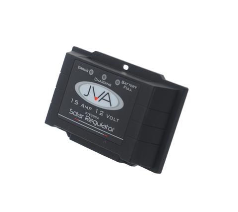 JVA 15Amp 12V Solar Regulator - Surge Protected Solar Battery Charging Regulator