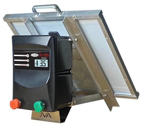 JVA SV35Li Solar Electric Fence Energizer 3.5 Joule