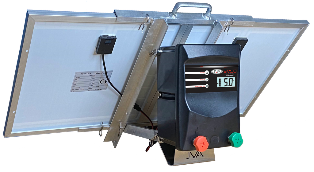 JVA SV50Li Solar Electric Fence Energizer 5 Joule
