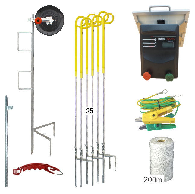 SV5 Solar Strip Grazing Kits - JVA Technologies