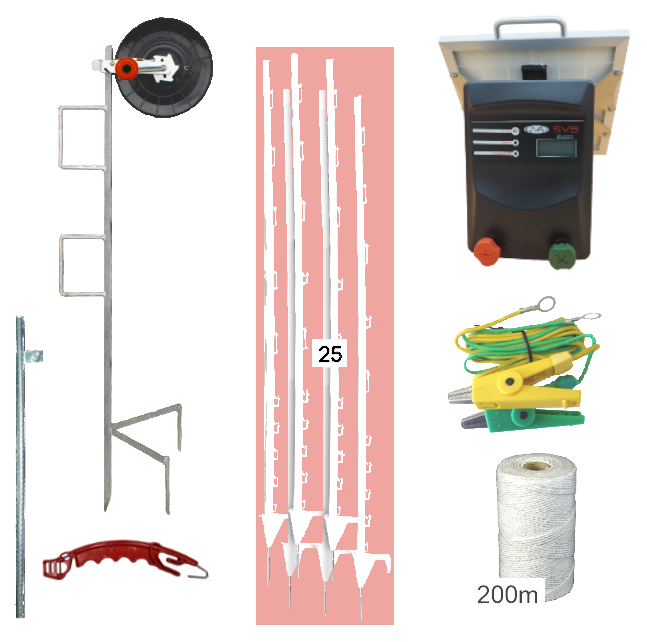 SV5 Solar Strip Grazing Kits - JVA Technologies