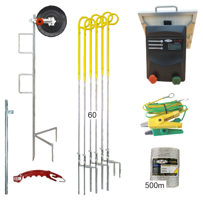 SV5 Solar Strip Grazing Kits - JVA Technologies