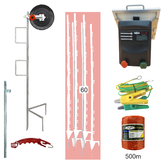 SV5 Solar Strip Grazing Kits - JVA Technologies
