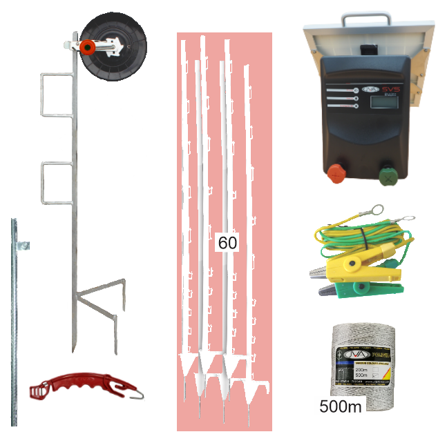 SV5 Solar Strip Grazing Kits - JVA Technologies