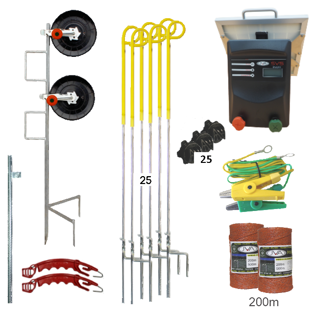 SV5 Solar Strip Grazing Kits - JVA Technologies