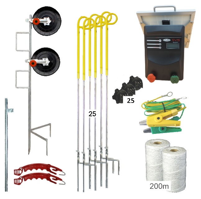 SV5 Solar Strip Grazing Kits - JVA Technologies