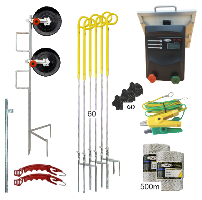 SV5 Solar Strip Grazing Kits - JVA Technologies