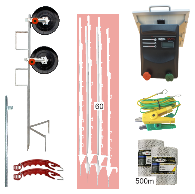 SV5 Solar Strip Grazing Kits - JVA Technologies