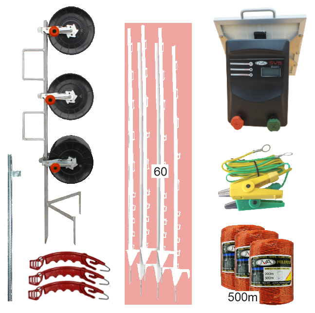 SV5 Solar Strip Grazing Kits - JVA Technologies