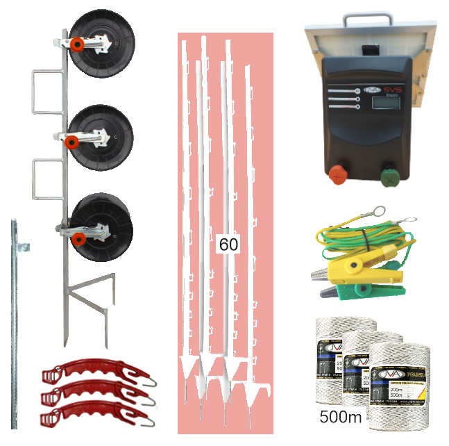 SV5 Solar Strip Grazing Kits - JVA Technologies