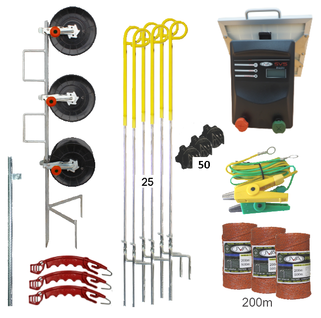 SV5 Solar Strip Grazing Kits - JVA Technologies