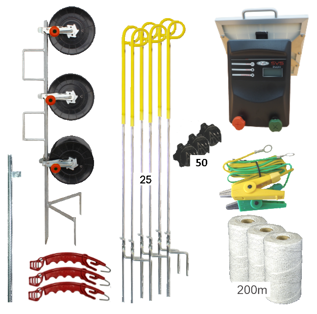 SV5 Solar Strip Grazing Kits - JVA Technologies