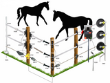 JVA Corner Insulator Including bolt (Pack of 10) - JVA Technologies - Electric Fencing - Agricultural Fencing - Equine Fencing - Security Fencing
