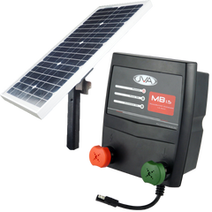 JVA MB1.5 Electric Fence Energiser with 20W Solar Kit