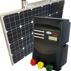 JVA MB12 Electric Fence Energiser + 150W Solar Kit