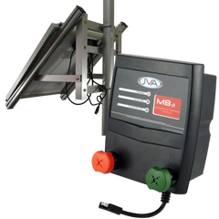 JVA MB3 Electric Fence Energizer with 50W Solar Kit