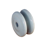 Porcelain Bobbin Insulator with 340mm Wire Offset Bracket (25 each) - JVA Technologies - Electric Fencing - Agricultural Fencing - Equine Fencing - Security Fencing