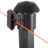 Electric Fence Post Safety Top/Cap Insulator Black - JVA Technologies - Electric Fencing - Agricultural Fencing - Equine Fencing - Security Fencing