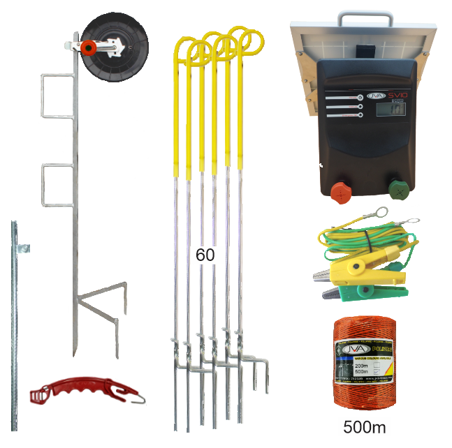 SV10Li Solar Strip Grazing Kits - JVA Technologies