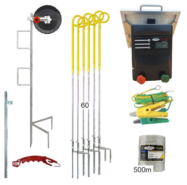 SV10Li Solar Strip Grazing Kits - JVA Technologies