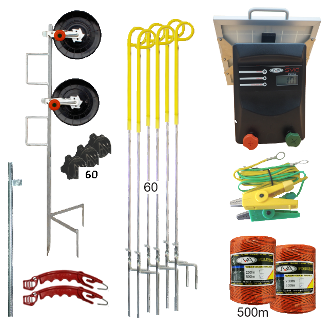 SV10Li Solar Strip Grazing Kits - JVA Technologies