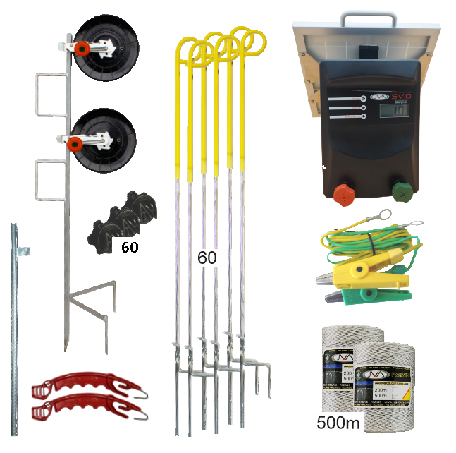 SV10Li Solar Strip Grazing Kits - JVA Technologies