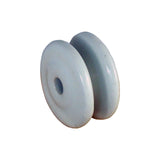Porcelain Bobbin Insulator with 450mm Wire Offset Bracket (25 each) - JVA Technologies - Electric Fencing - Agricultural Fencing - Equine Fencing - Security Fencing